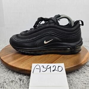 Nike Kid 6.5y Air Max 97 GS Triple Black Casual Lifestyle Daily Athletic Sneaker